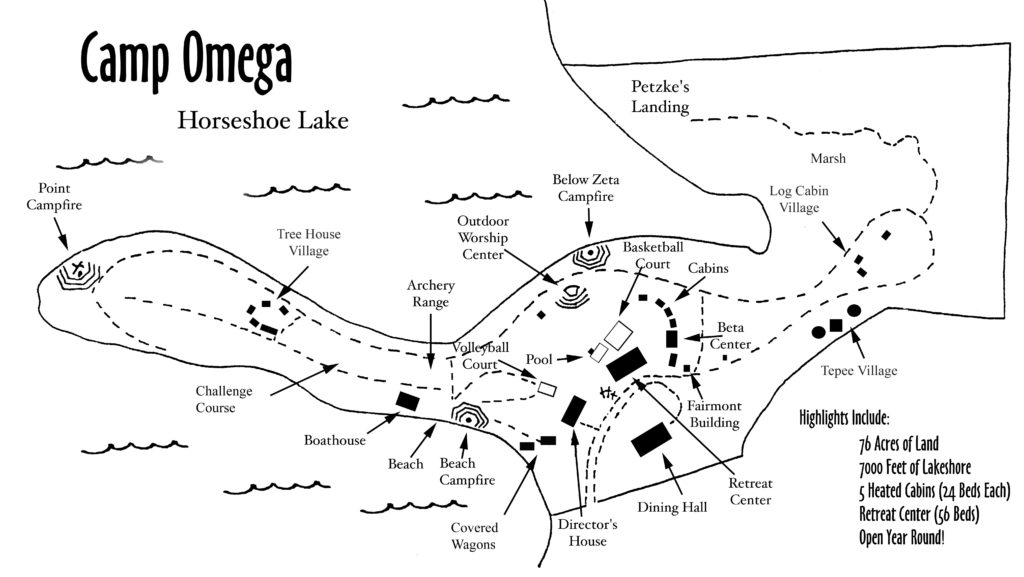 Directions Camp Omega Waterville MN